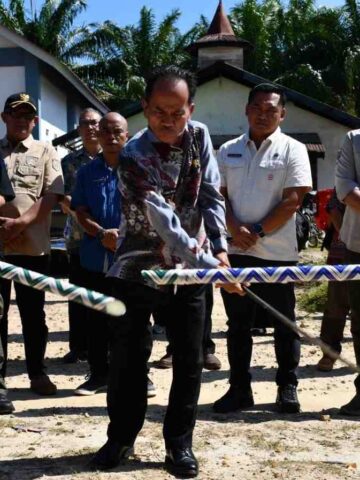 Resmikan Jaringan Air Bersih Setungkup, Bupati Minta Dijaga dan Dipelihara