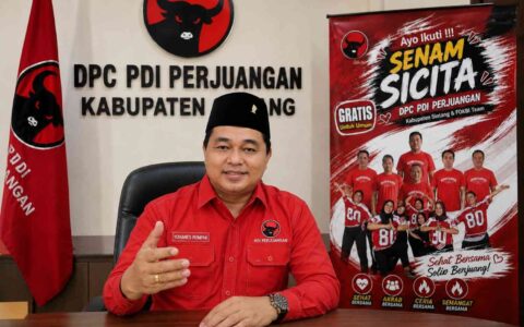 Door Prize Motor, Yohanes Rumpak Ajak Warga Ikut Senam SICITA