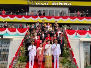 Yohanes Rumpak Hadiri Upacara HUT ke-81 Kemerdekaan RI di Sintang